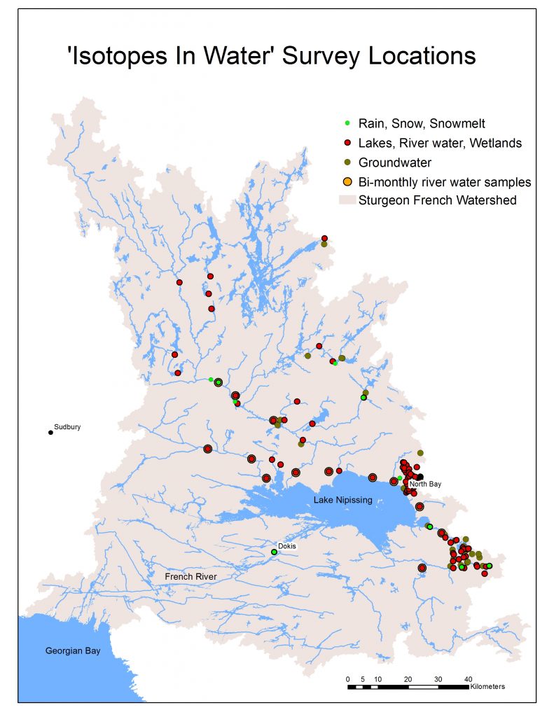 Isotopes In Water Survey Locations