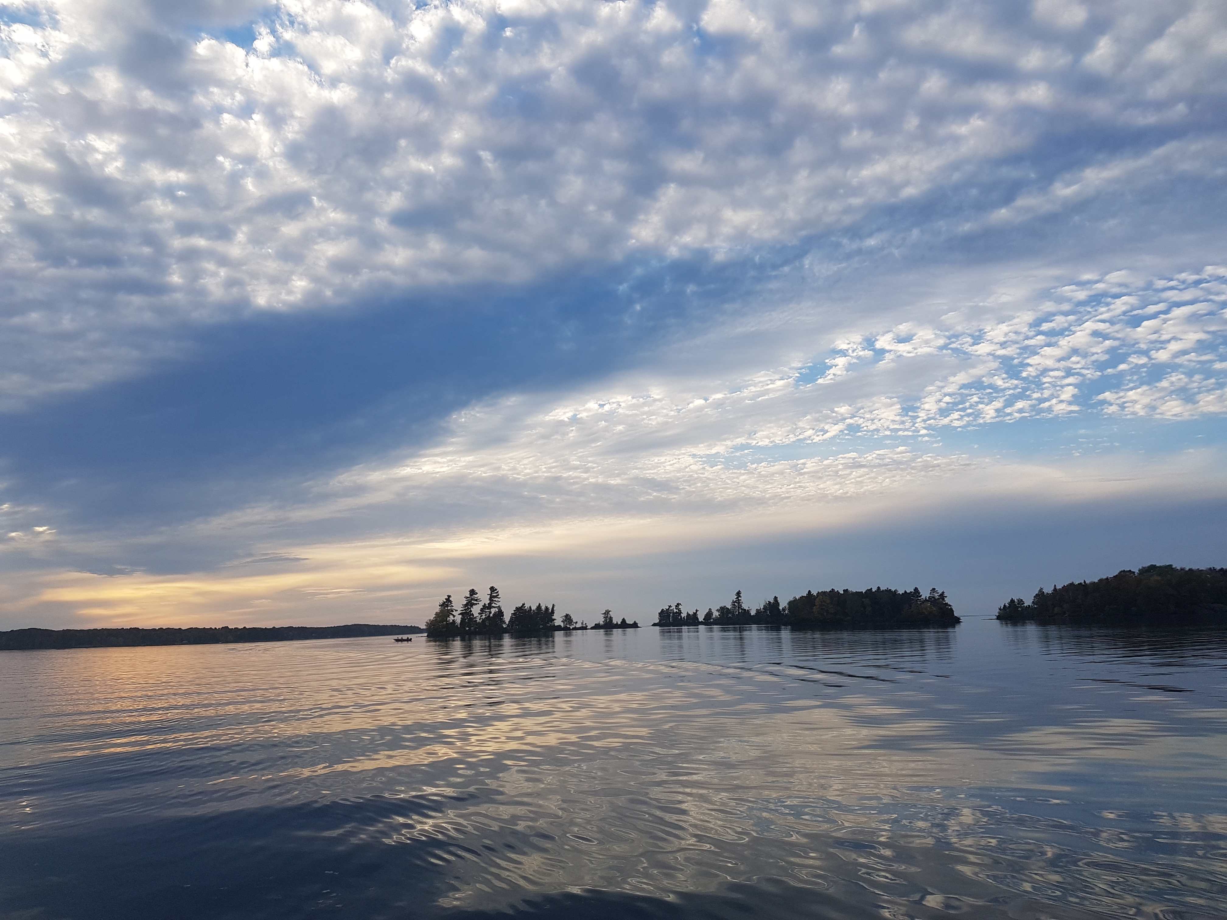 Fall photoshoot on Lake Nipissing Integrative Watershed Research Centre